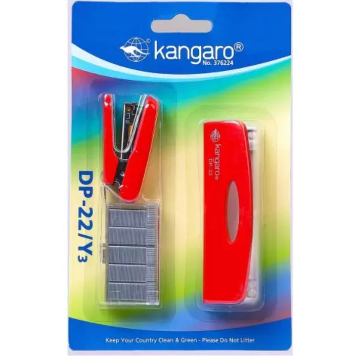 Kangaro Stapler and Paper Punch DP-22/Y3 - SCOOBOO - DP-22/Y3 - Stapler & Punches