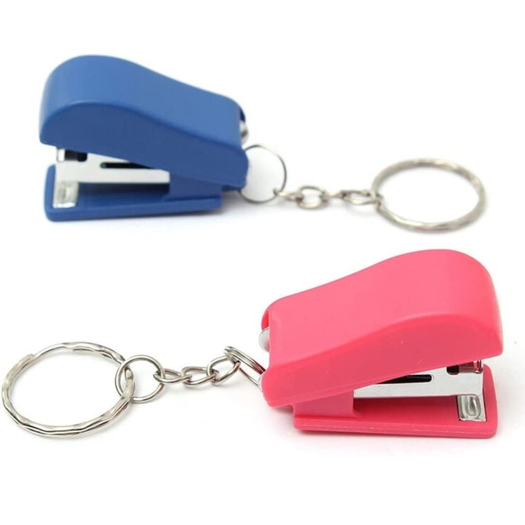 Kangaro Super Mini Stapler with Key Chain - SCOOBOO - Stapler & Punches