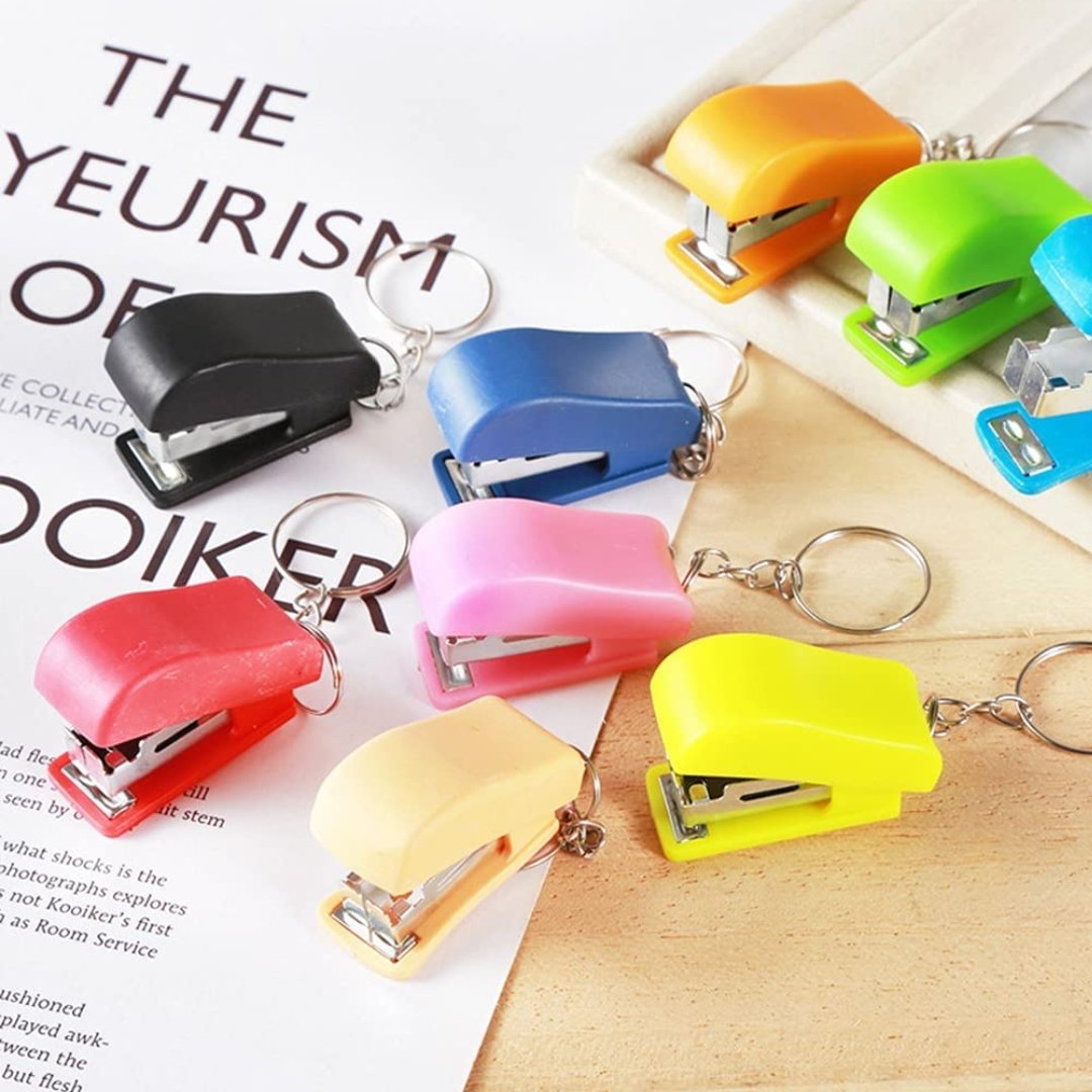 Kangaro Super Mini Stapler with Key Chain - SCOOBOO - Stapler & Punches