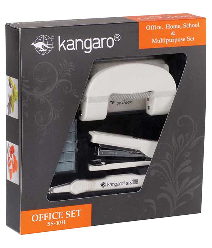 Kangaro Multipurpose gift set - SS 10H - SCOOBOO - SS-10H - Stapler & Punches