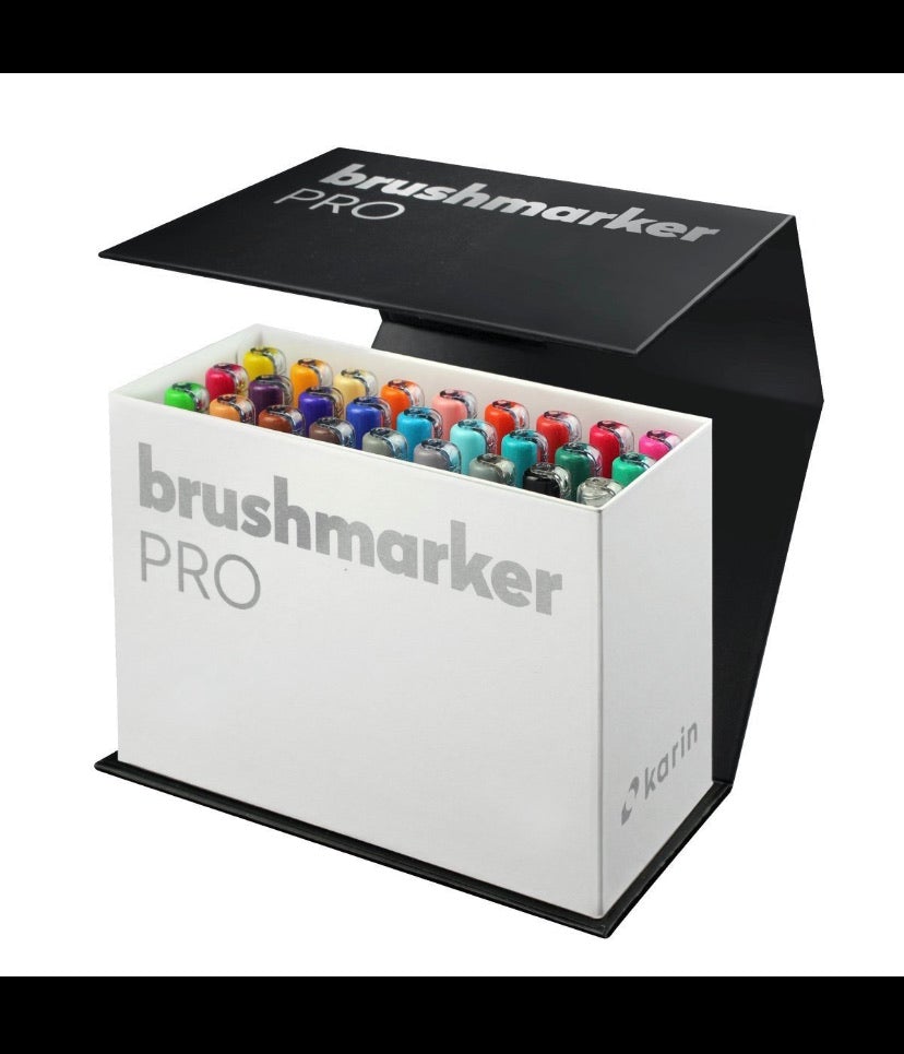Karin Brush Marker Pro Set - SCOOBOO - Brush Pens