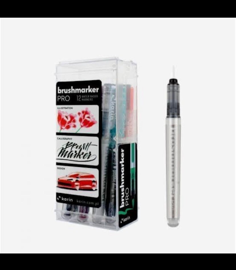 Karin Brush Marker Pro Set - SCOOBOO - 27C - Brush Pens