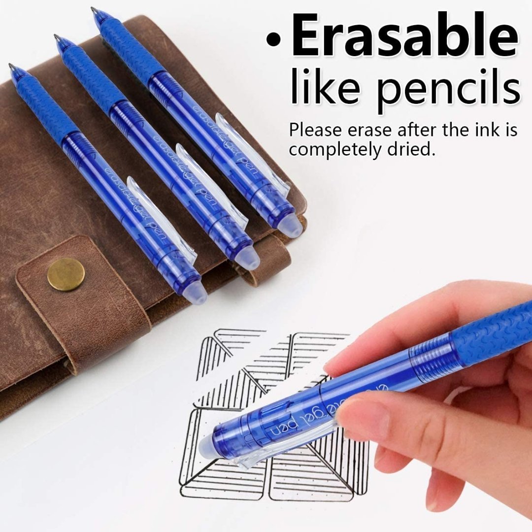 Keyroad Erasable Gel Ink Pen 0.7mm - SCOOBOO - JP55441-BU - Gel Pens