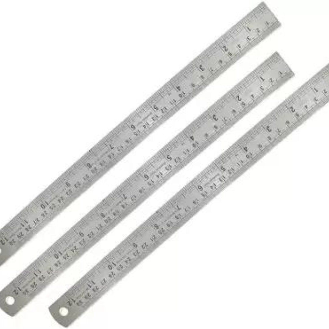 Khyati Stainless Steel Ruler 30cm - SCOOBOO - S532 - Rulers & Measuring Tool