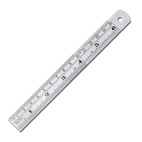 Khyati Stainless Steel Ruler - SCOOBOO - S531 - Rulers & Measuring Tools