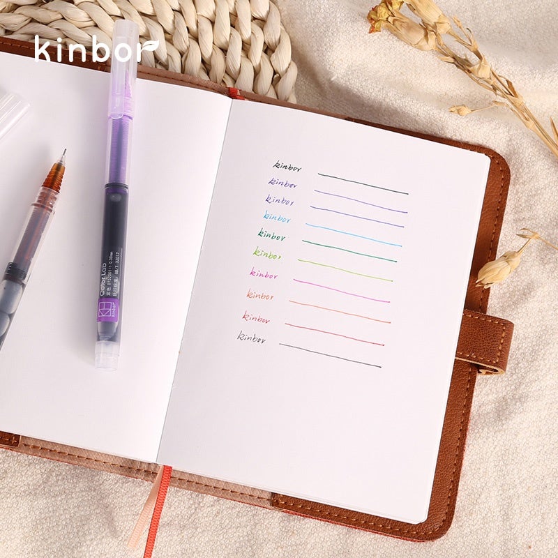 Kinbor Floating Bay Multicolor Fibre Based Pens 0.38mm (Pack of 10) - SCOOBOO - DT52005 - Gel Pens