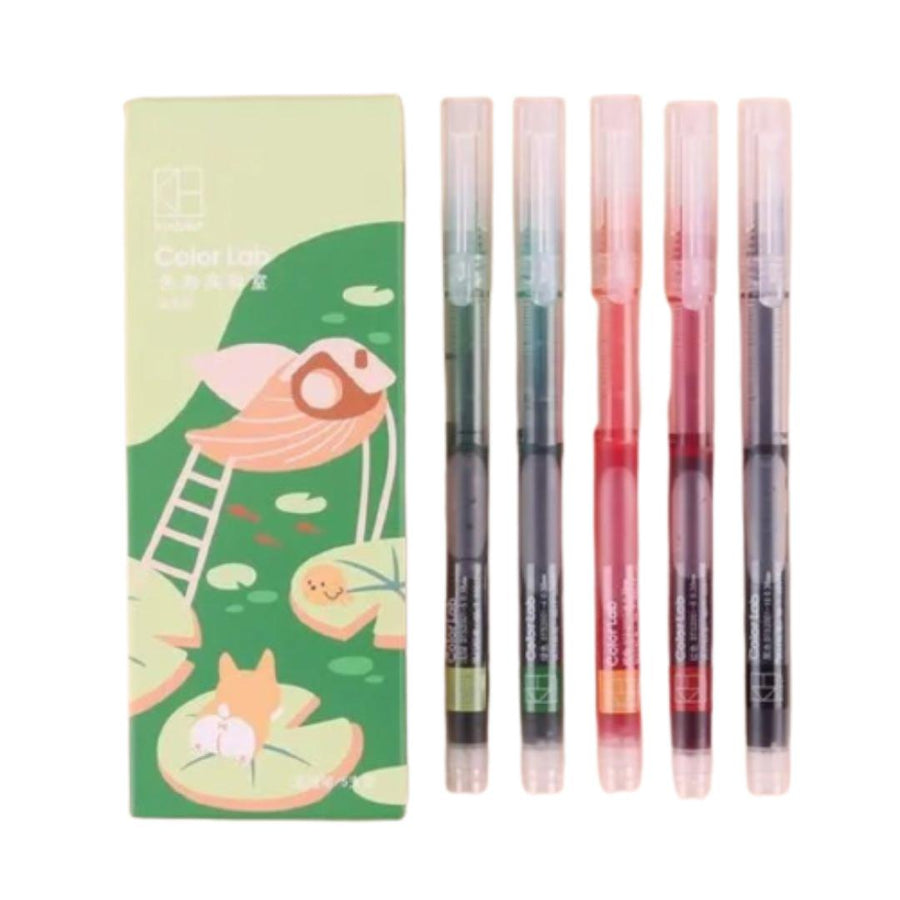 Kinbor Multicolor Fibre Based Pens 0.38mm - SCOOBOO - DT52004 - Gel Pens