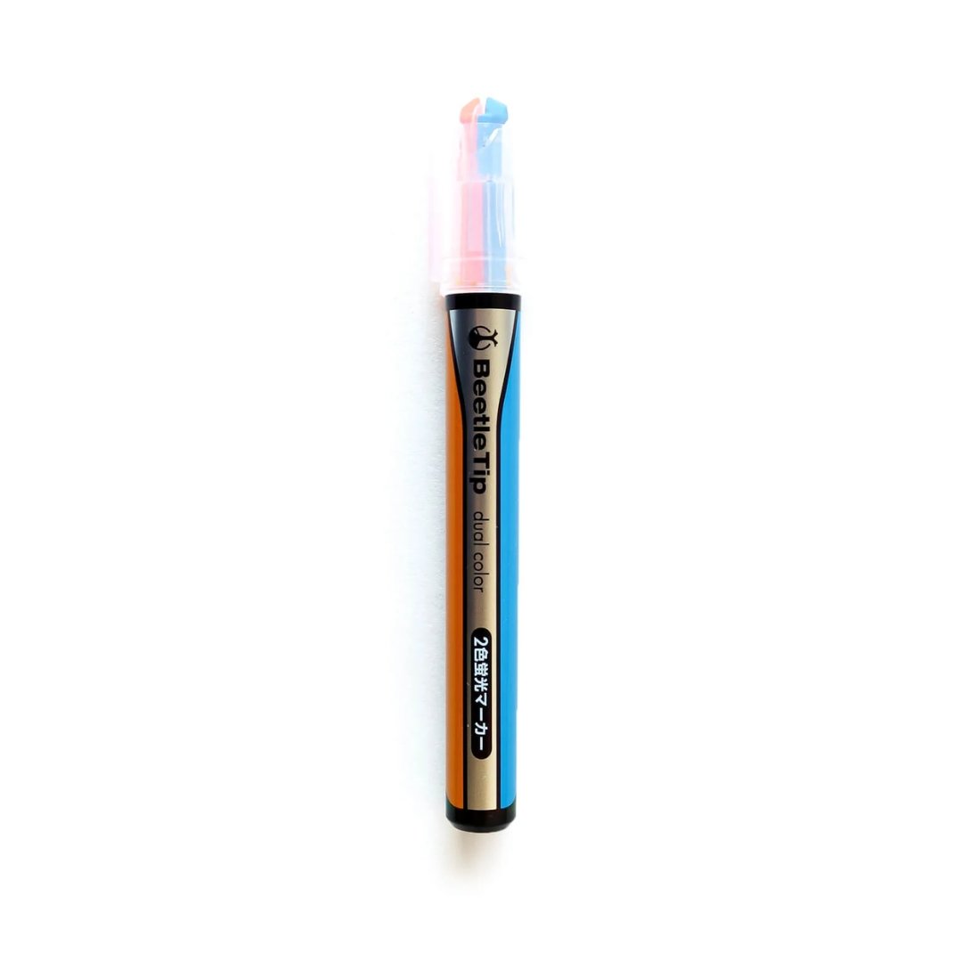Kokuyo Beetle Tip Dual Color - SCOOBOO - PM-L303-1 - Highlighter