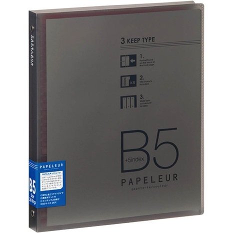 Kokuyo Binder Papelure Wide - SCOOBOO - LN36TK - Folders & Fillings
