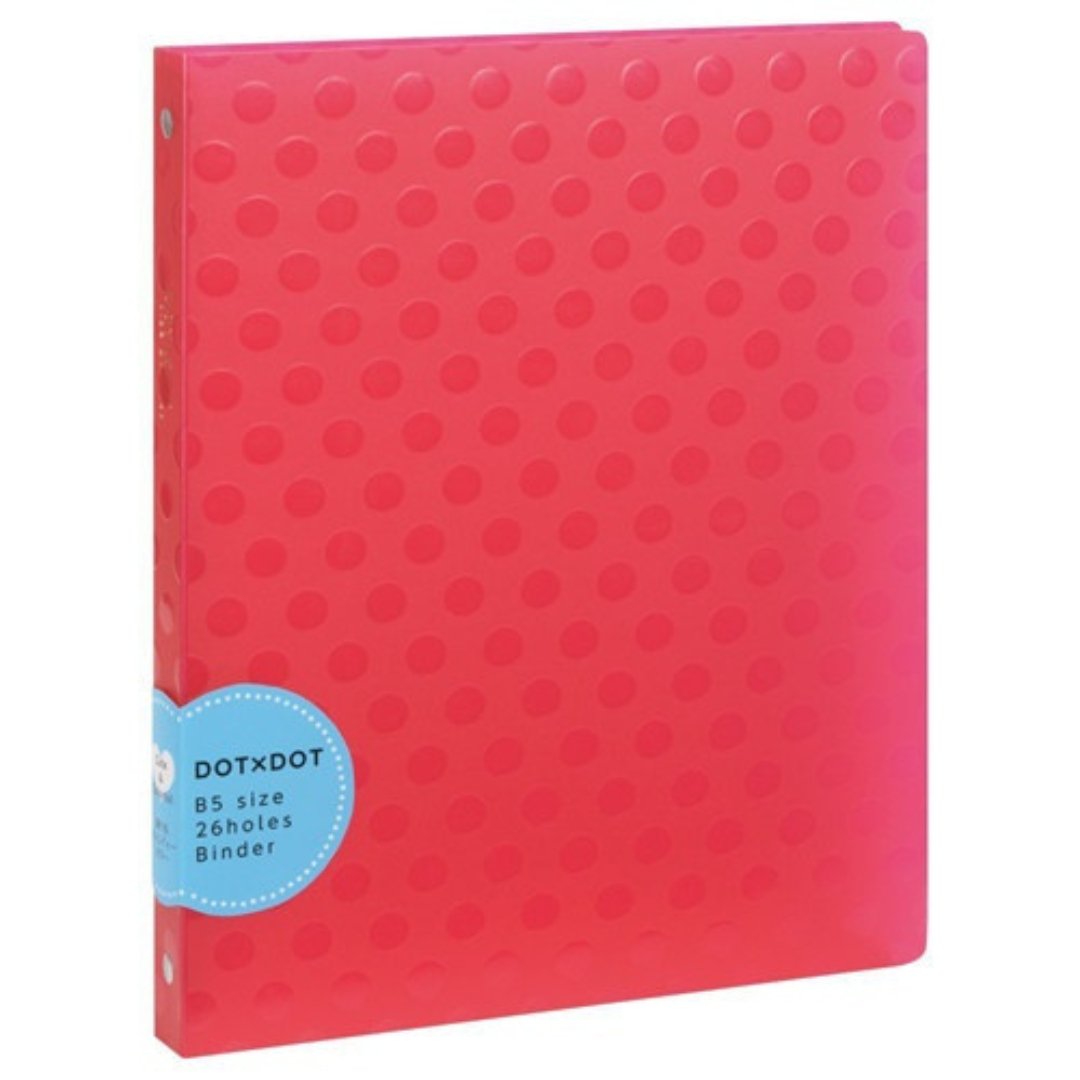 Kokuyo Dot Dot B5 Binder - SCOOBOO - LN43P - Folders & Fillings