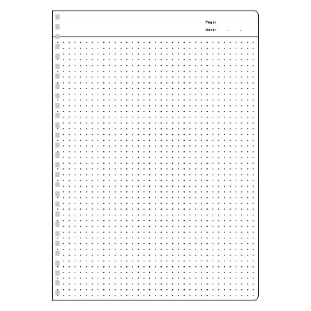 Kokuyo FOB COOP W Ring Notebook Dot Ruled - SCOOBOO - PTD03A5SV - Ruled