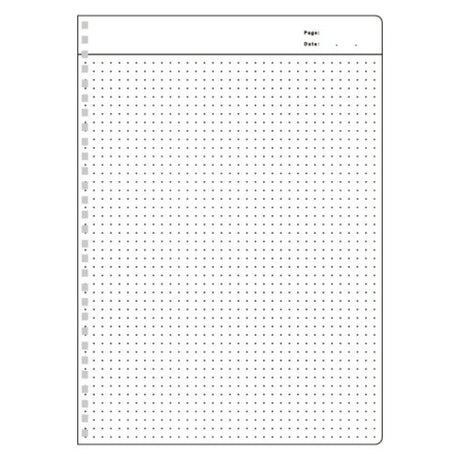 Kokuyo FOB COOP W Ring Notebook Dot Ruled - SCOOBOO - PTD03A5SV - Ruled