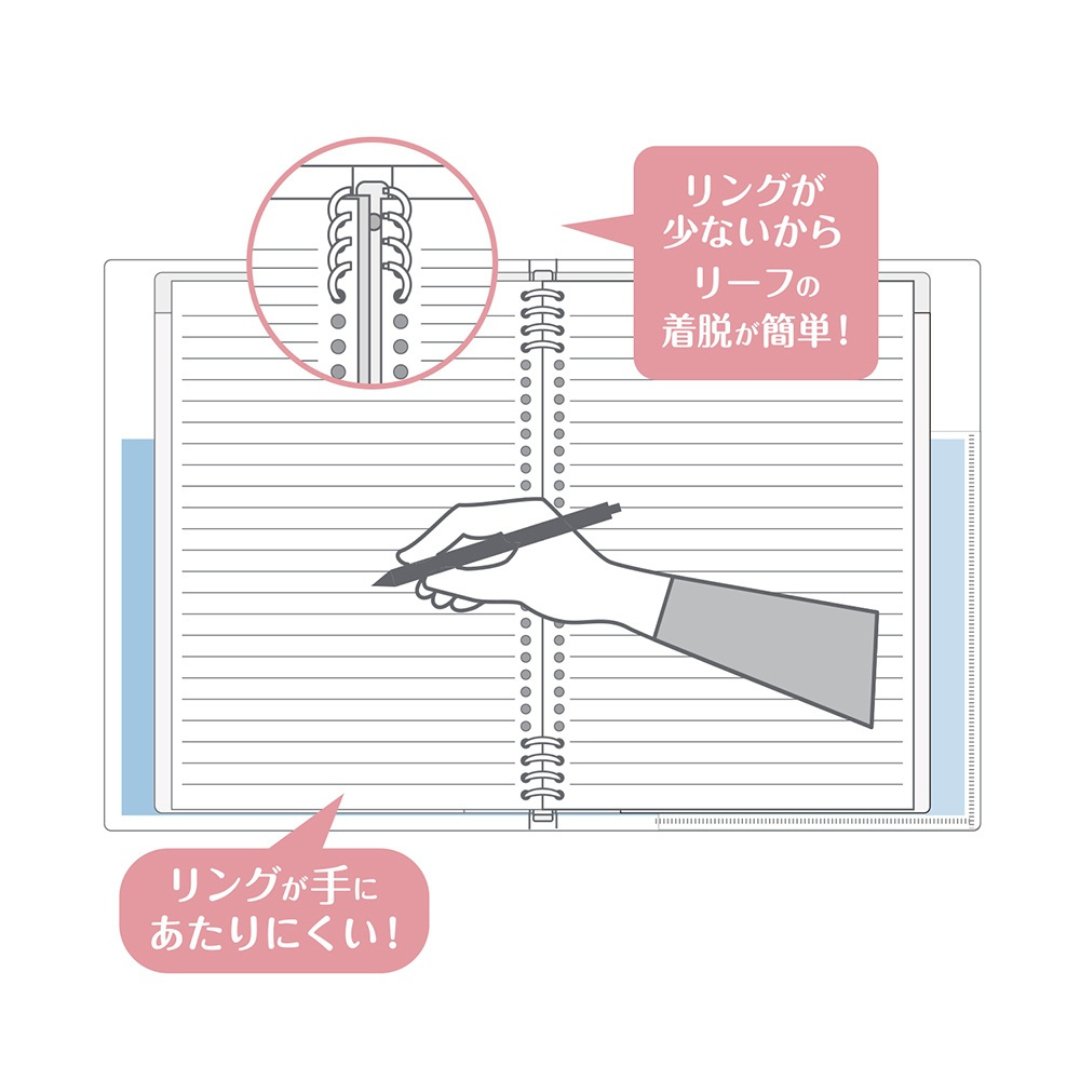 Kokuyo Papelule Avance Slim Binder - SCOOBOO - LN54BPS - Folders & Fillings