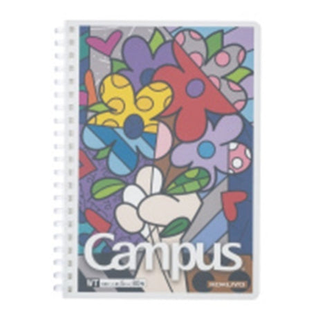 Kokuyo ROMERO BRITTO Soft Ring Notebook B6 - SCOOBOO - BRSR148WT04 - Ruled