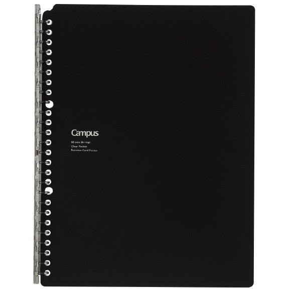 Kokuyo Smart Ring Biz B5 Loose Leaf Binder Black - SCOOBOO - Le-SP701D - Folders & Fillings