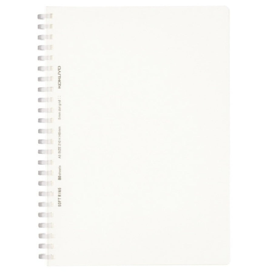 Kokuyo Soft Ring Clear Grid Dot Ruled Transparent Notebook - SCOOBOO - Su-SV538WT-T - Ruled