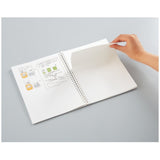 Kokuyo Soft Ring Clear Ruled Notebook - SCOOBOO - Su-SV538B-T - Ruled