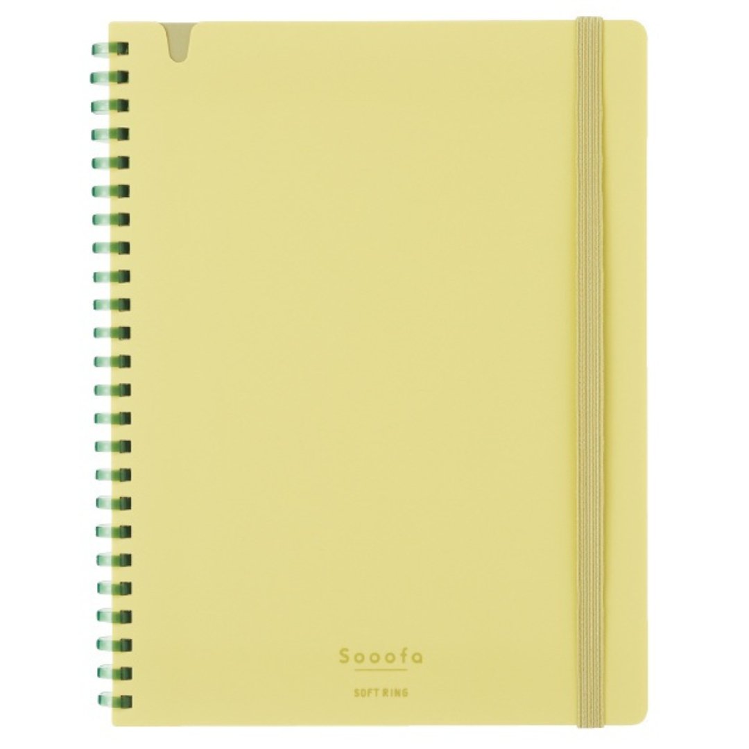 Kokuyo Sooofa Soft Ring Notebook A5 - SCOOBOO - Su-SV738S4-Y - Ruled