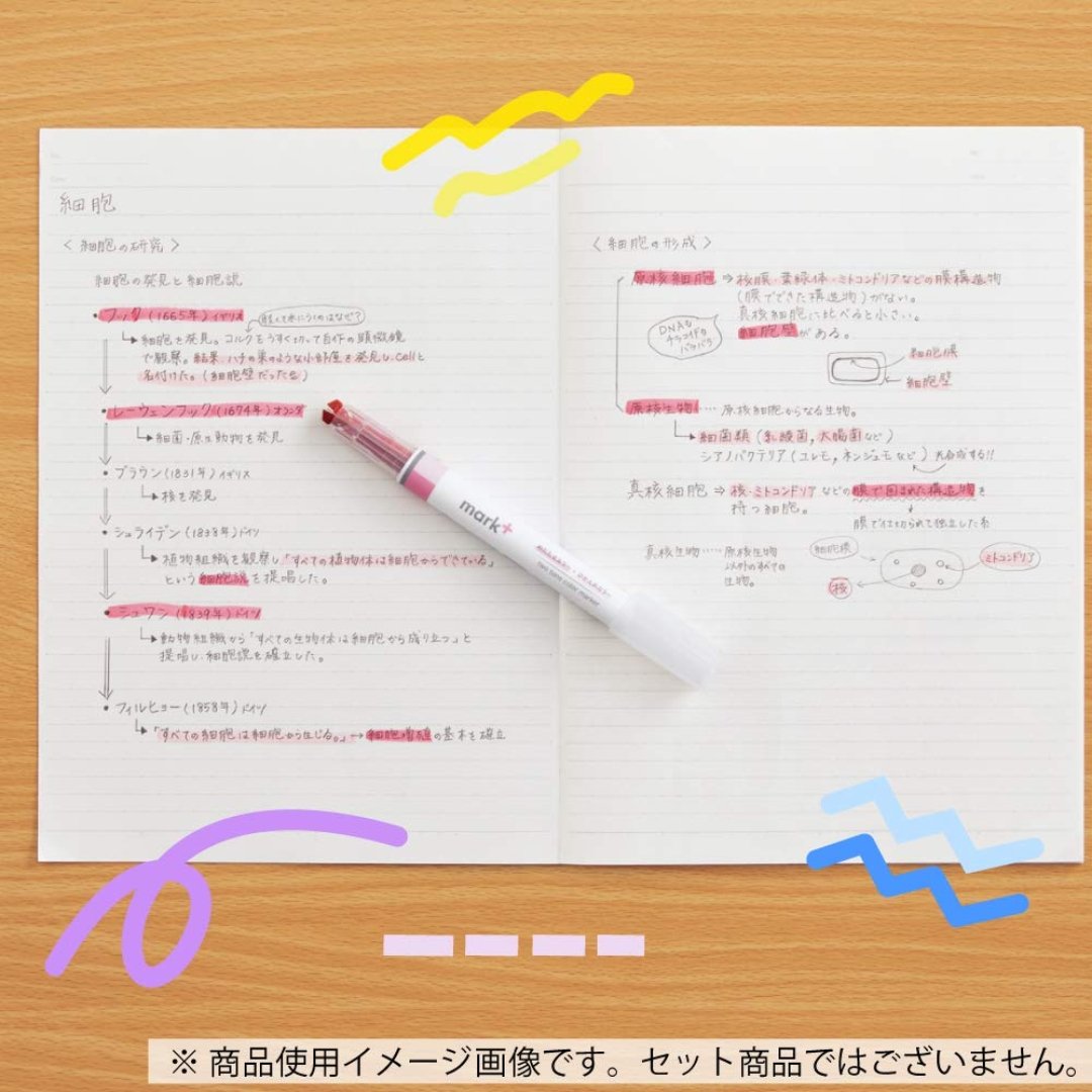 Kokuyo Two Tone Color Marker - SCOOBOO - PM-MT101BM - Marker