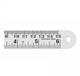 Kool Stainless Steel Ruler 15cm - SCOOBOO - Rulers & Measuring Tools