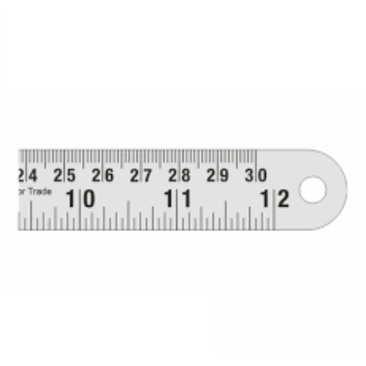 Kool Stainless Steel Ruler - SCOOBOO - S505 - Rulers & Measuring Tools