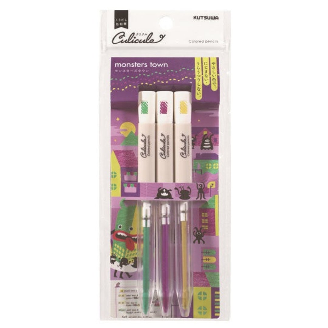 Kutsuwa Kuridashi Colored Pencil Crickle - SCOOBOO - DE001LA - Pencils