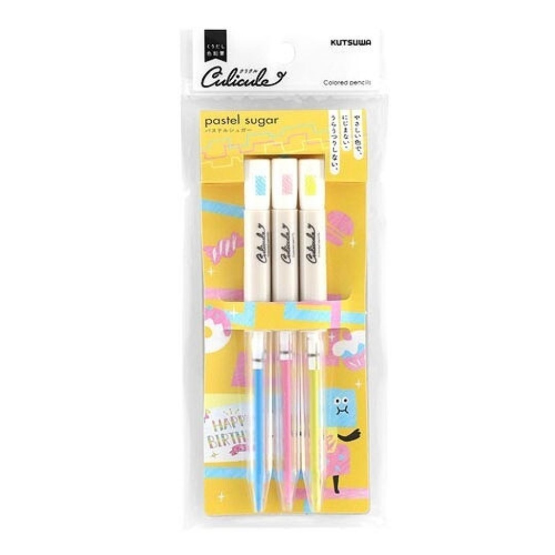 Kutsuwa Kuridashi Colored Pencil Crickle - SCOOBOO - DE001LA - Pencils