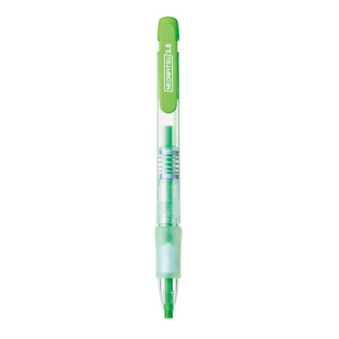 Kutsuwa Neon Pitsu Fluorescent Pencil - SCOOBOO - PA020GR - Pencils