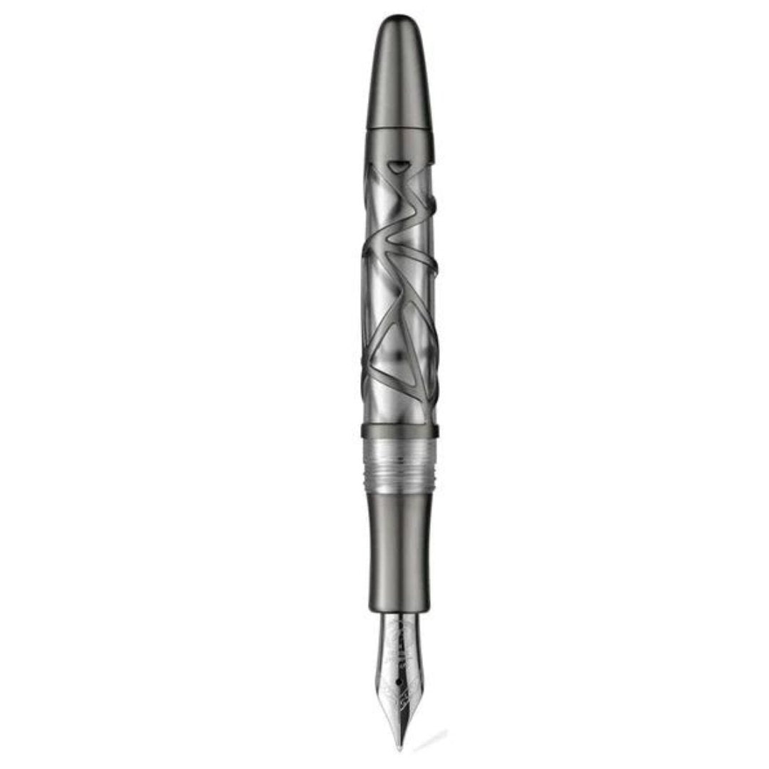 Laban Skeleton Fountain Pen Gun Metal - SCOOBOO - RNF300GMB - Fountain Pen