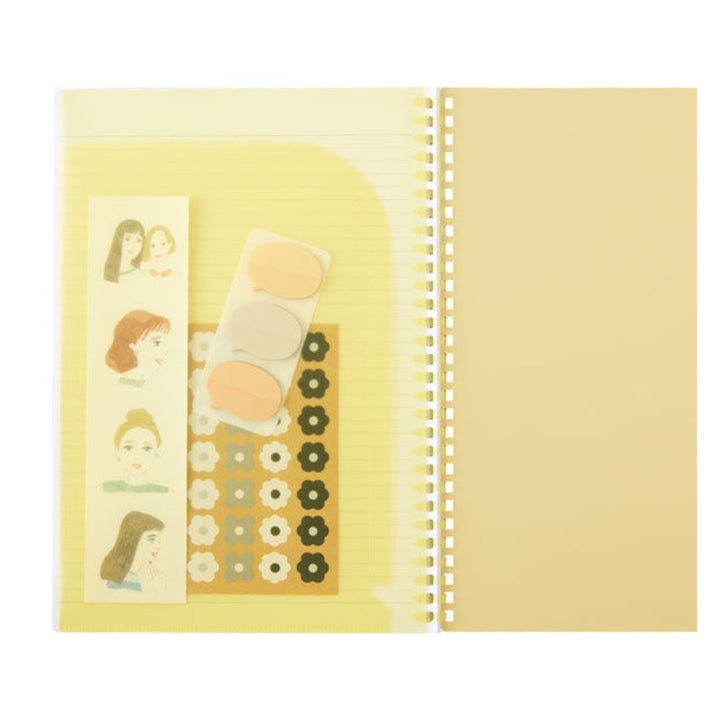 Lihit Lab Soft Ring Soffice Notebook - SCOOBOO - N3101-5 - Ruled