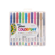 Linc Geltonic Colorpuff Gel Pen- Pack of 12 - SCOOBOO - 862 - Gel Pens