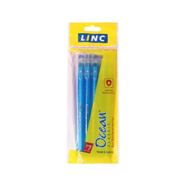 Linc Ocean Gel Pens 0.6mm Pack Of 5 - SCOOBOO - Gel Pens