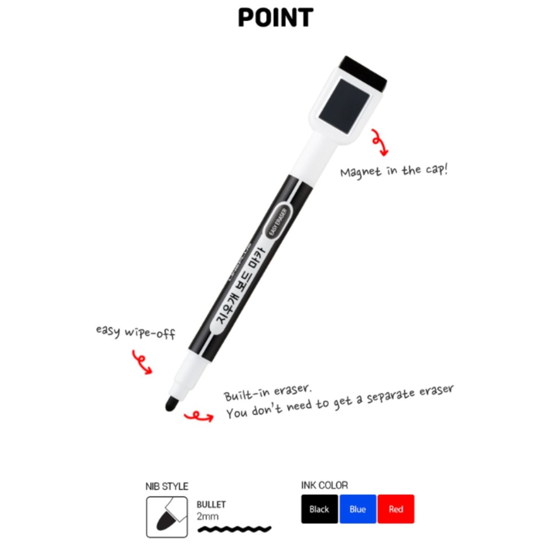 Lineplus Board Eraser Marker - SCOOBOO - White-Board & Permanent Markers