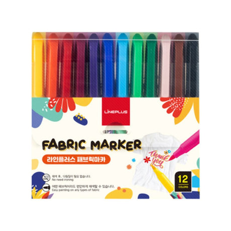 Lineplus Fabric Markers - SCOOBOO - White-Board & Permanent Markers