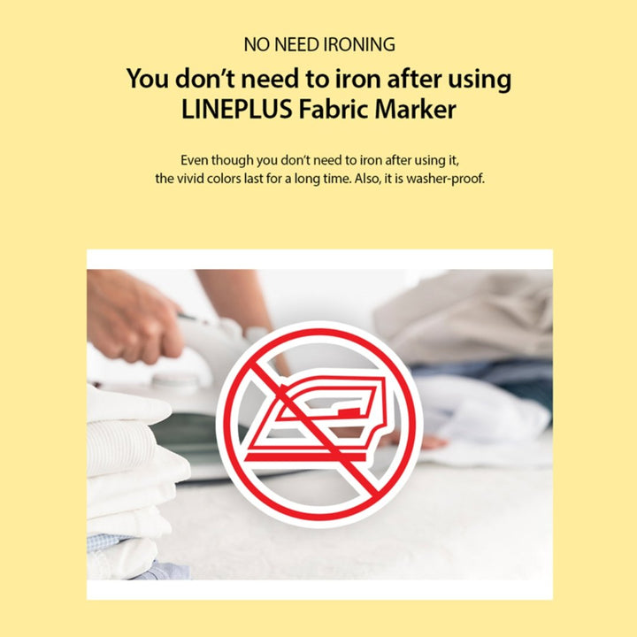 Lineplus Fabric Markers - SCOOBOO - White-Board & Permanent Markers