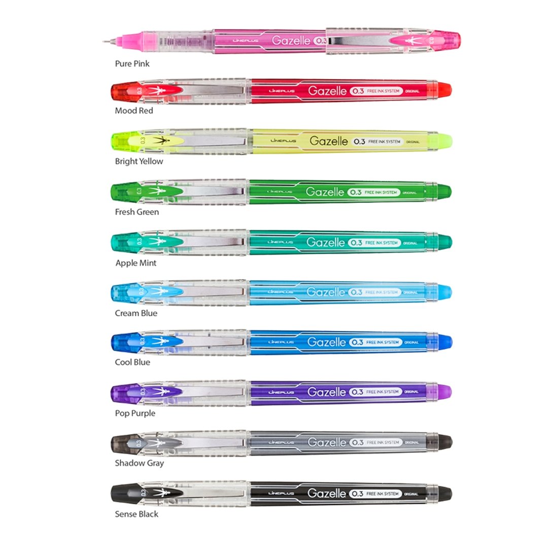 Lineplus Gel Pens 0.3mm - SCOOBOO - Gel Pens