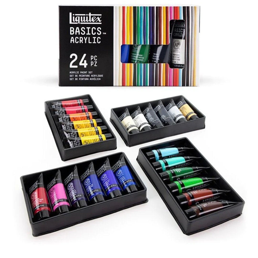 Liquitex Basic Acrylic Set - SCOOBOO - 3699397 - Acrylic Colors