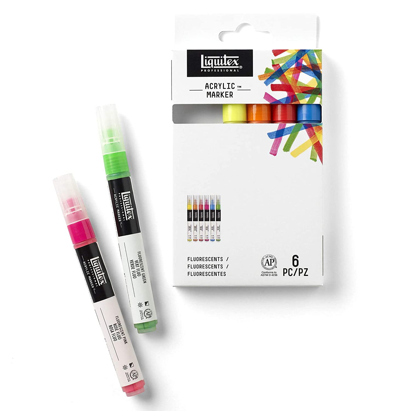 Liquitex Professional Paint Marker 6-Set - SCOOBOO - Acrylic paints