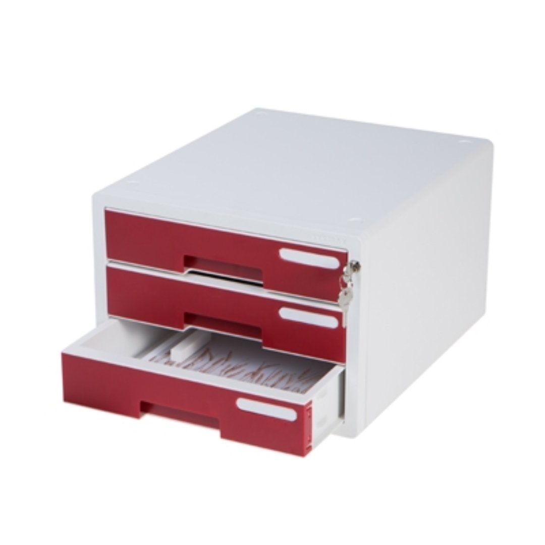 Litem System Color File Cabinet 3 Drawers - SCOOBOO - 280007NIS - Organizer