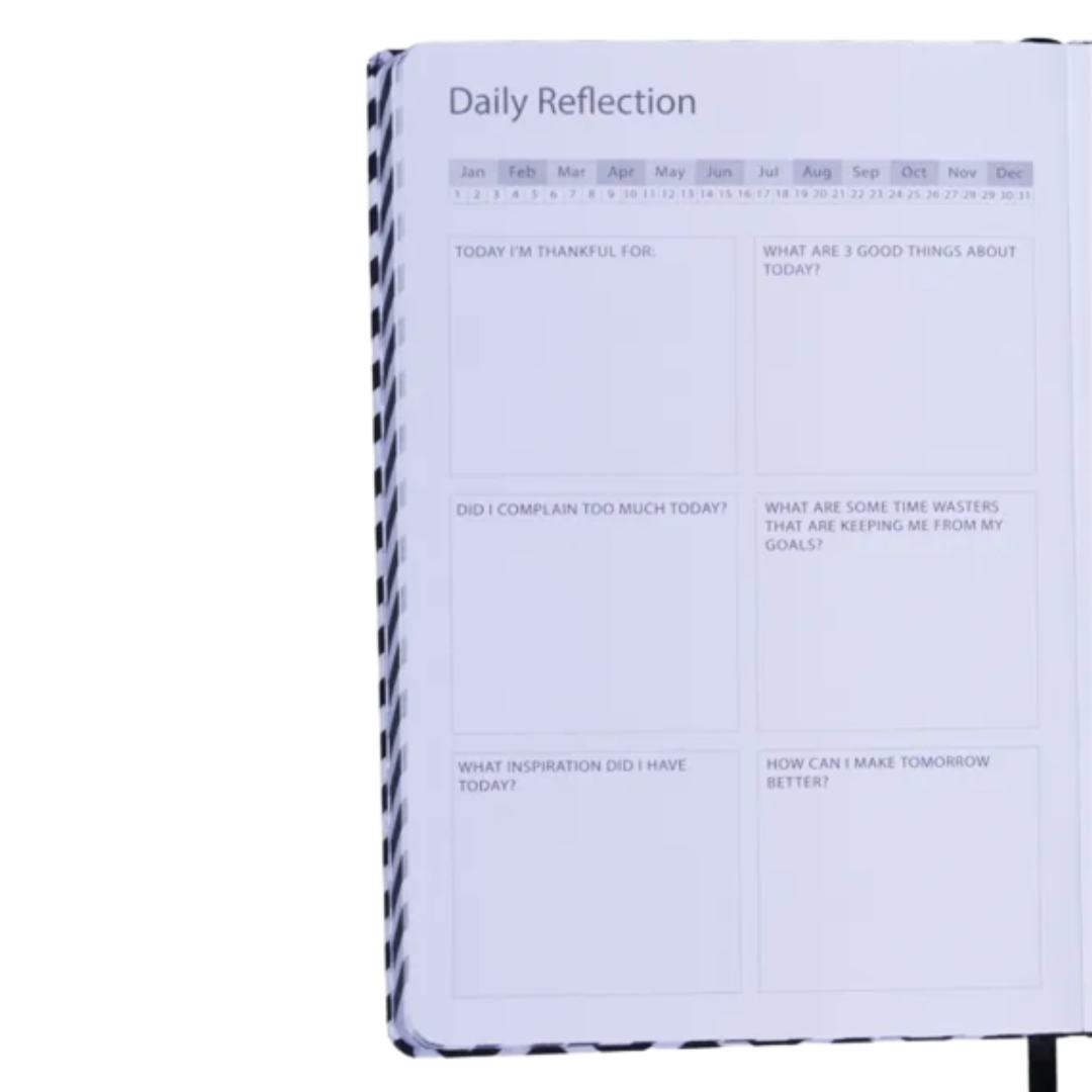 Lovely Dailly Planners - SCOOBOO - BLACK AND WHITE STRIPES - Planners