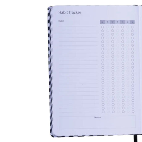 Lovely Dailly Planners - SCOOBOO - BLACK AND WHITE STRIPES - Planners