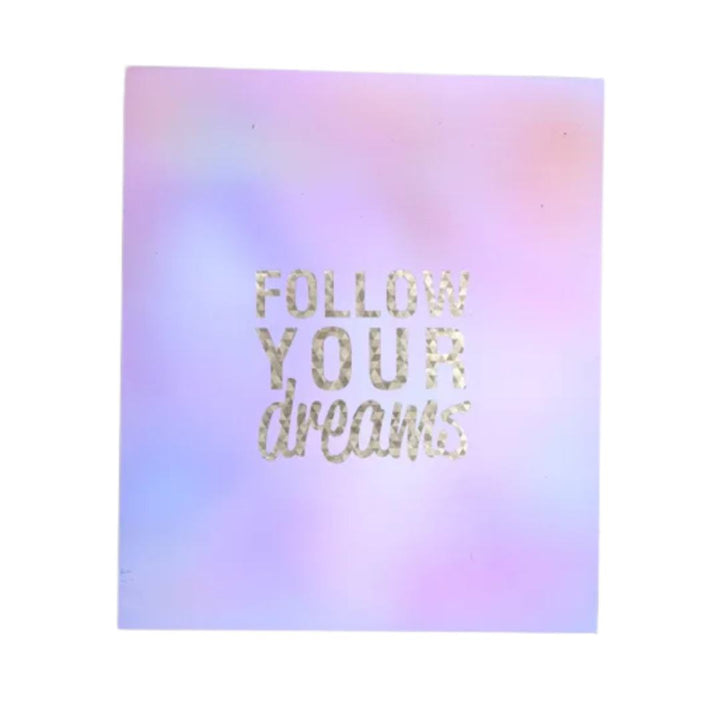 Lovely Gift Box - SCOOBOO - FOLLOW YOUR DREAMS - Premium Notebook