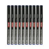 Luxor CD/DVD/OHP Marker Pack Of 10 - SCOOBOO - 9000028051 - Fineliner