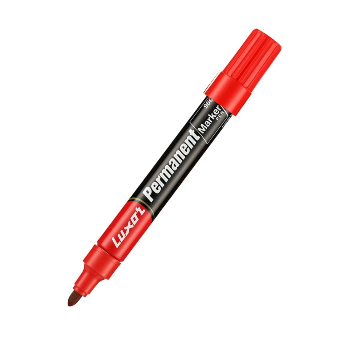 Luxor Permanent Marker 960 Bullet Tip Pack Of 10 - SCOOBOO - 961 - White-Board & Permanent Markers