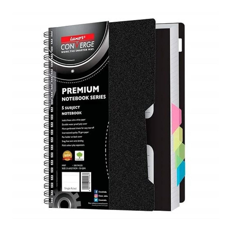 Luxor Premium Notebook Series 5 Subject Notebook - SCOOBOO - 20406-N - Notebook