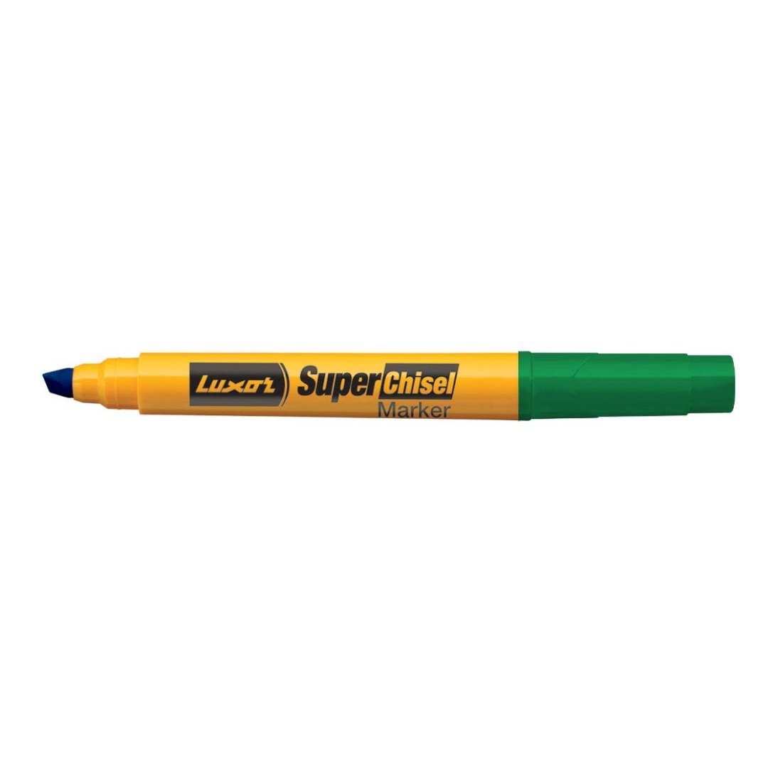 Luxor Super Chisel Marker Pack Of 10 - SCOOBOO - 997N - White-Board & Permanent Markers