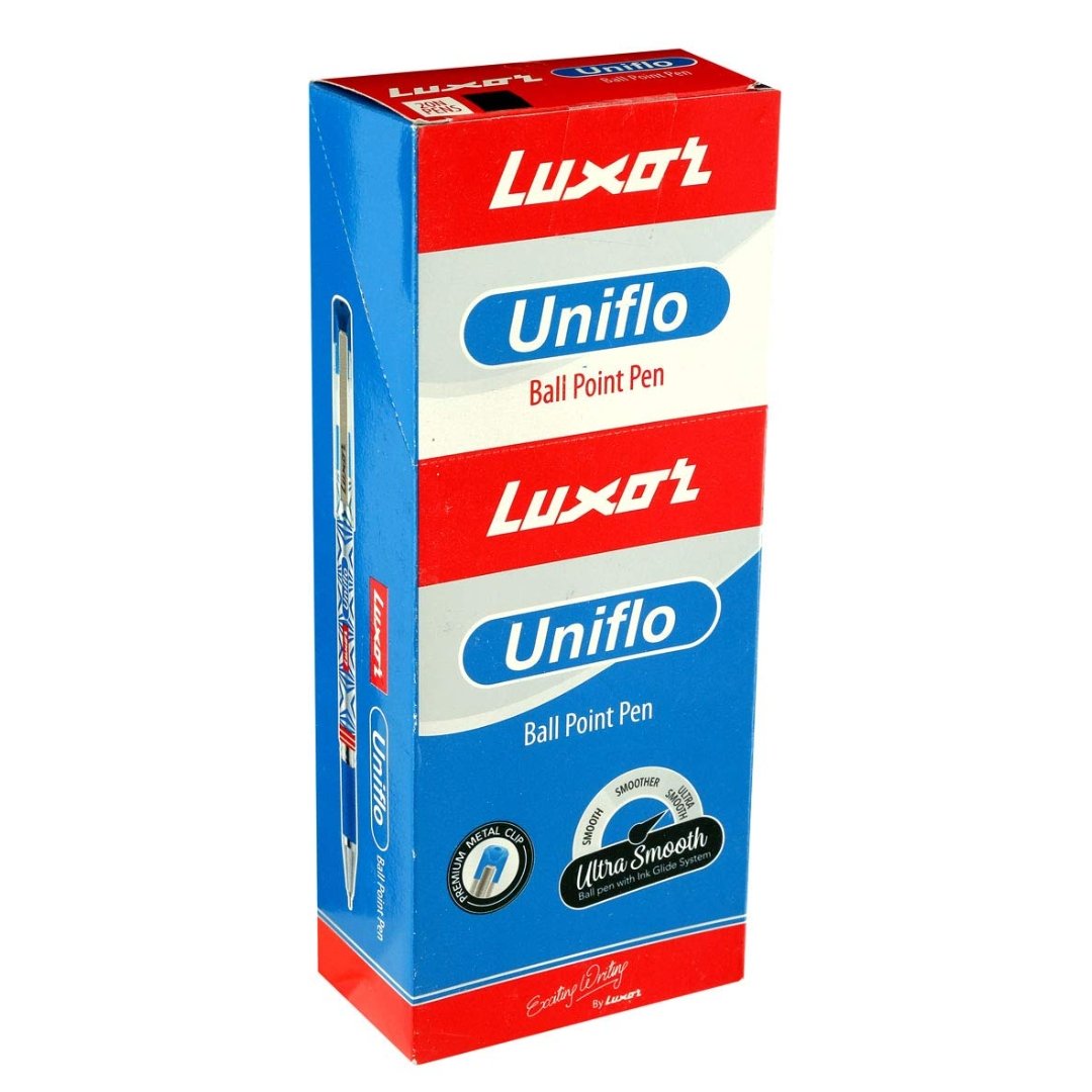 Luxor Uniflo Ball Point Pen 0.7mm Pack Of 20 - SCOOBOO - 1759-N - Ball Pen