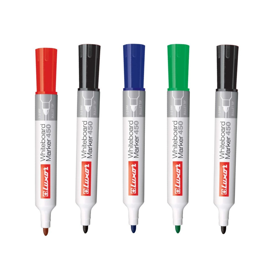 Luxor Whiteboard Marker 450C Pack Of 5 - SCOOBOO - 9000030192 - White-Board & Permanent Markers