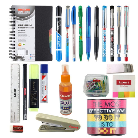Luxor Work From Home Stationery Kit Special Edition - SCOOBOO - 2124 - DIY Box & Kids Art Kit