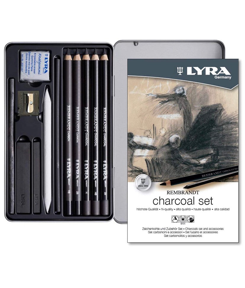 Lyra Charcoal Set - SCOOBOO - L2051112 - Charcoal Pencil